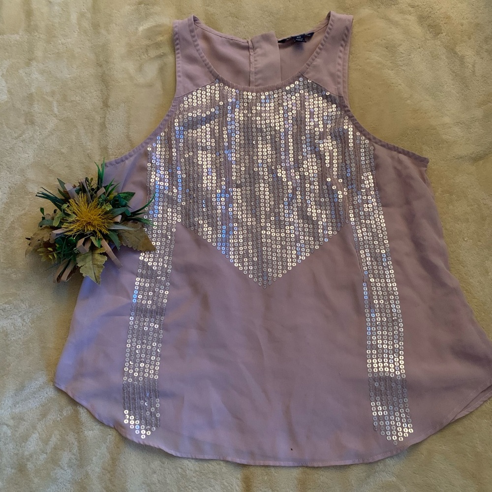 🌸Dusty Pink Sequin Top🌸